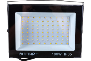 Прожектор светодиодный OFL-100-4K-BL-IP65-LED 100Вт 4000К IP65 8000лм черн. ОНЛАЙТ