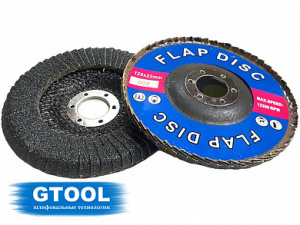 Круг лепестковый для труднодоступных мест GTOOL d125, зерно P40 Круг лепестковый для труднодоступных мест GTOOL d125, зерно P40
