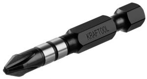 Бита для шуруповерта, тип хвостовика E 1/4, PH2, длина 50мм KRAFTOOL Impact Pro Philips Бита для шуруповерта, тип хвостовика E 1/4, PH2, длина 50мм KRAFTOOL Impact Pro Philips