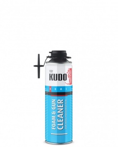 Очиститель монтажной пены 650 мл KUDO FOAM & CLEANER Очиститель монтажной пены 650 мл KUDO FOAM & CLEANER