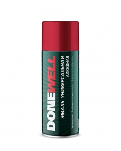 Эмаль аэрозольная красная 520 мл DONEWELL DW-1003 Эмаль аэрозольная красная 520 мл DONEWELL DW-1003