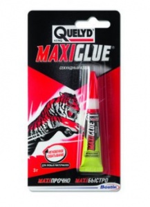 Клей секундный 3г QUELYD Maxi glue Клей секундный 3г QUELYD Maxi glue
