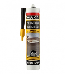 Герметик битумный кровельный черный 280 мл SOUDAL Герметик битумный кровельный черный 280 мл SOUDAL