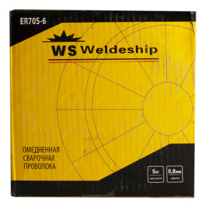 Проволока сварочная WS Weldeship ER70S-6 d 0,8мм 15кг Проволока сварочная WS Weldeship ER70S-6 d 0,8мм 15кг