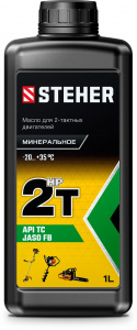 Масло 2Т-М миниральное для двухтактных двигателей, STEHER 1л Масло 2Т-М миниральное для двухтактных двигателей, STEHER 1л