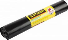 Мешки особопрочный для сбора мусора 240 л. 68 мкм, 10 шт. Stayer HEAVY DUTY чёрные 39157-240