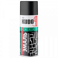 Эмаль ун.черная глянцевая 520 мл. KUDO-1002 RAL 9005
