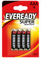 Батарейка Eveready Super Heavy Duty E92/AAA FSB4 (1бл) 7638900227550