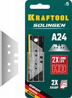 Сменные лезвия трапециевидные, 5шт, A24 KRAFTOOL Solingen 09625-S5_z02