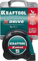 Рулетка 5м/25мм KRAFTOOL X-Drive 34122-05-25