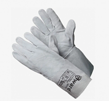 Краги из спилка серого цвета Gward Extra Lux  без подкладки XY251