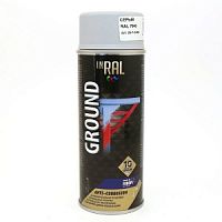 Грунт аэрозольный антикорозийный, серый RAL7040 400 мл INRAL GROUND