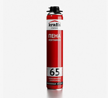 Пена монтажная всесезонная A1670Z Kraffa Classic 65 1000/750 (-5C до +30С)