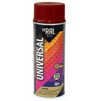 Эмаль аэрозольная коричнево-красная RAL 3011 400 мл INRAL UNIVERSAL