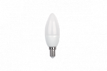 Лампа светодиодная LED C37 свеча  7W E17 4000K Пересвет (01.1054)