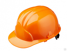 Каска оранжевая строительная защитная