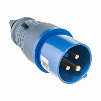 Вилка 013 2P+PE 16A 220B IP44 TDM
