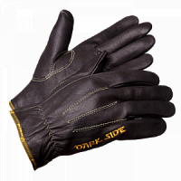 Перчатки цельнокожаные черного цвета Force DARK SIDE, (арт. XY276) GWARD