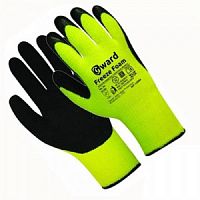 Перчатки из акриловой пряжи с начесом Freeze Foam, покрытые вспененным латексом, 10(XL) GWARD L5004 