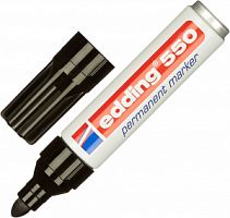 Перманентный маркер Edding 550/1 Черный, 3-4 мм