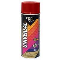 Эмаль аэрозольная красная RAL 3002 400 мл INRAL UNIVERSAL