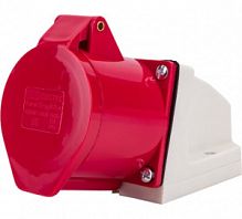 Розетка 125 стационарная 3Р+РЕ+N 32А 380В IP44 TDM