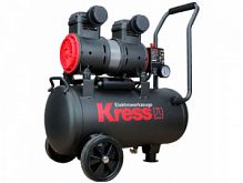 Компрессор воздушный безмасленный 24л. KRESS KP130