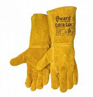 Краги из спилка оранжевого цвета Gward Extra Lux (улучшенная)  без подкладки XY251