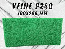 Лист Scotch-Brite. 100x200мм зеленый P240 VFine  Gtool Green