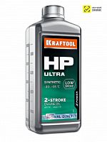 Масло 2Т синтетическое для двухтактных двигателей, KRAFTOOL HP Ultra 1л