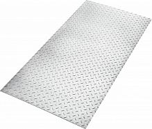 Алюминиевый рифленый лист, Профессионал ЗУБР Бриллиант, 600 х 1200 х 1.5 мм (53840)