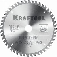Диск пильный по дереву 185х20, 48Т "Precision" KRAFTOOL